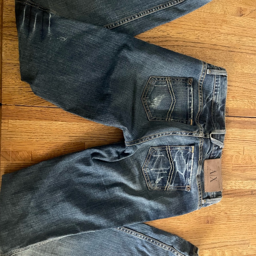 Womens Armani exchange bootcut jeans